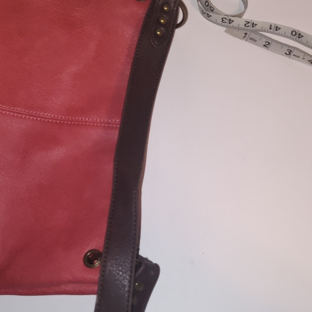 Wrangler Hobo Bag Purse Handbag Red by Montana West Good Condition - Picture 9 of 14